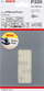Letër gërryse Bosch M480 Net P320, 93 x 186mm, set me 10 copë, bezhë
