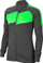 Bluzë sportive Nike Dry Academy Pro W BV6932-061, Dri FIT, me zinxhir, gri me jeshile