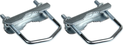 Set kapëse kabllosh Corab, 2 copë, 8mm, metalik