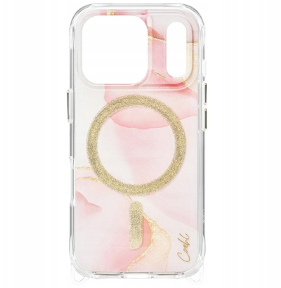Mbrojtëse telefoni Uniq Coehl Aeris për iPhone 17 Pro, me karikim magnetik, rozë