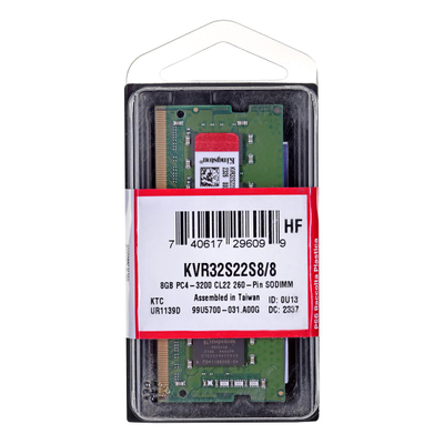 RAM меморија за лаптоп Kingston, DDR4, 8GB, 3200MHz