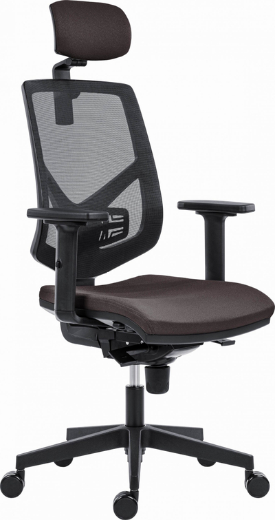 Karrige zyre ergonomike Powerton ERGO TINA, mekanizëm synchro, gri