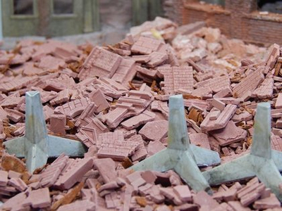 Set pengesash antitank Juweela Hedgehog, 3 copë, për diorama