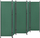 Ndarëse dhome NARNI Green, 5 panele, 267x170 cm, jeshile