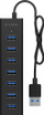 Hub USB ICY BOX IB-HUB1700-U3, 7 porta, USB 3.0, i zi