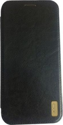 Hapëse telefoni DCO Flip Cover Leather për iPhone 11 Pro Max, lëkurë, e zezë