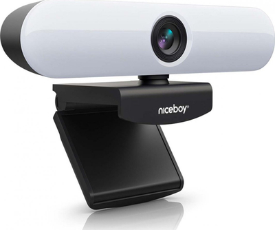 Kamerë interneti Niceboy STREAM PRO 2 LED, Full HD, LED, bardhë e zezë