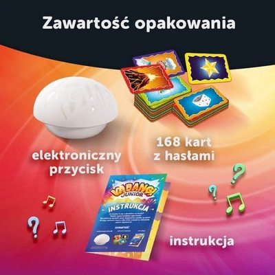 Lojë shoqërore Trefl Vabang Junior, elektronike, për fëmijë 6+, shumëngjyrëshe