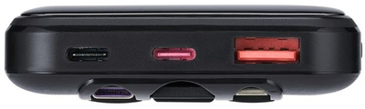 Нера надворешна батерија, 10000 mAh, Тип C, црна