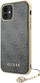 Kapak telefoni Guess GUHCN61GF4GGR, për iPhone 11 6.1", i fortë, gri
