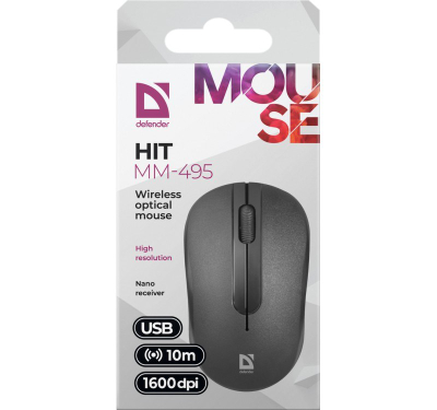 Maus wireless Defender HIT MM-495, i zi