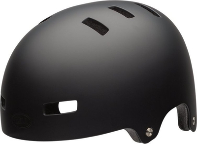 Helmetë BMX Bell Local, Action Fit, madhësia L 59–61.5 cm, e bardhë matte me dizajn eyes