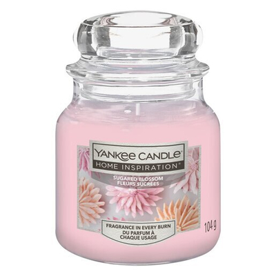 Qiri aromatik	i vogël Home Inspiration Sugared Blossom Yankee Candle, 104 g