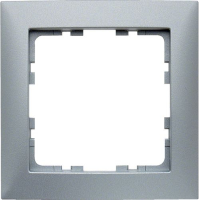 Kornizë njëvendëshe Berker Single Frame Square, alumini mat, gri