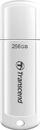 USB Transcend JetFlash 730, 256GB, USB 3.2, e bardhë