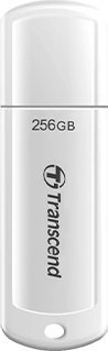 USB Transcend JetFlash 730, 256GB, USB 3.2, e bardhë