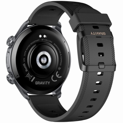 Ora e mençme Gravity GPH, ekran me ngjyra, 2 rripa, gri e errët
