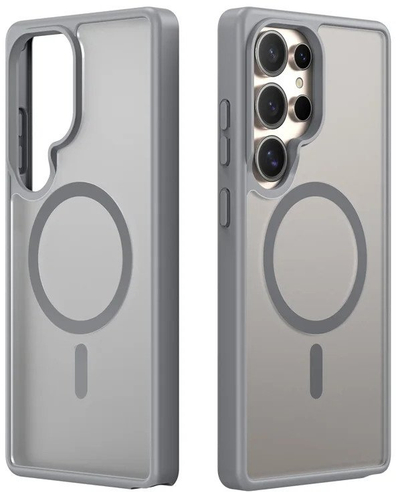 Заштитна маска Dux Ducis Futera Yind за Samsung S25 Ultra, компатибилна со MagSafe, сива