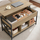 Tavolinë kafeje Oskar Model 2848 1, drejtkëndore 100 x 60 x 62 cm, kafe camel