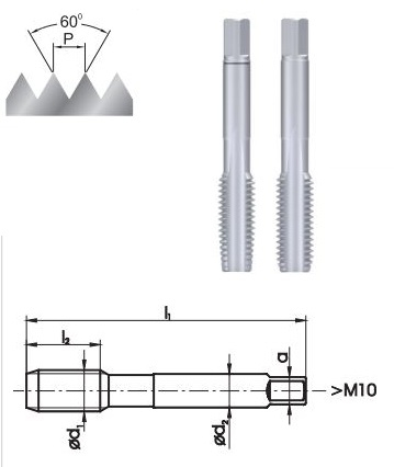 Fanar Рачен навојник M14x1.25, 2 парчиња