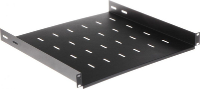 Raft i rregullueshëm Delta 19" 1U (P19R / 450 / B), i zi