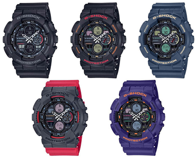 Orë dore Casio The G/G-Shock GA-140-1A4ER (411)