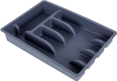 Organizues takëmesh pa markë, 5 ndarje, plastikë, ngjyrë grafit