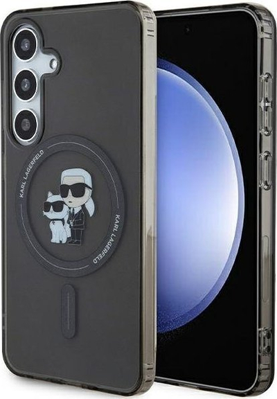 Mbulesë telefoni Karl Lagerfeld IML KarlChoupette MagSafe, për Samsung Galaxy S24, e zezë