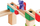 Lojë ndërtimi Hape Marble Run DIY, 81 copa, dru, shumëngjyrëshe