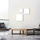 Llambë tavani Leuchten Direkt Canvas Turnable, LED CCT 2700-5000K, 29.5 x 29.5 cm, e bardhë