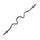 Shufër e harkume EB Fit Strongly Bent Bar, 120cm, fi28, ngjyrë argjendtë
