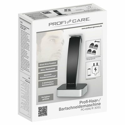 Makinë rroje ProfiCare HSM/R 3051, e zezë