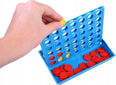 Loje tavoline Line Up 4 GR0374, strategjike per 2 lojtare, version i vogel, blu