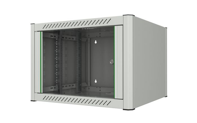 Kabinë rrjeti Lanview Logon 19" Rack 7U, 60 x 56 cm, për mur, ngjyrë gri