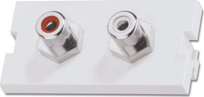 Modul audio LINDY 2 x Phono Snap-in, 2 porta, i artë