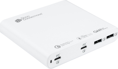 Karikues tavoline Good Connections USB Desktop 120W, 4 porta 2xUSB C 2xUSB A, QC4.0, i bardhë