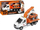 Kamion lodër vinç Jiansheng City Truck, 1:16, drita dhe zë, bardh e portokalli