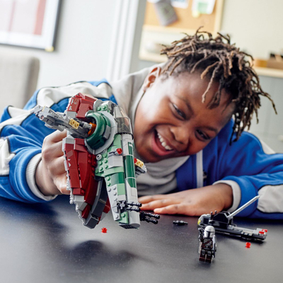 Lodër LEGO Star Wars Boby Fett's Spaceship (75312), 593 elemente