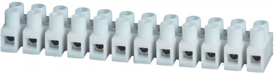 Shirit terminal Simet LPA12-1.5, 12 pole, 1.5mm², i bardhë