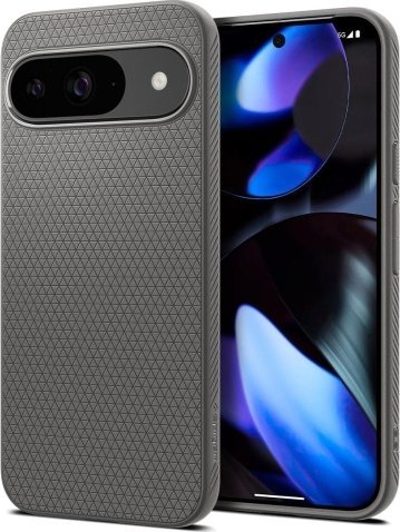 Kapak telefoni Spigen Liquid Air për Google Pixel 9 Pro/Pixel 9, TPU, Marble Grey