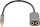 Adapter audio Manhattan 356107, 3.5mm mashkull në 2x 3.5mm femër, 20cm, argjend e zezë