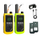 Radiolidhje Baofeng BF-T17, set 2 copë, bateri 1800mAh, e verdhë