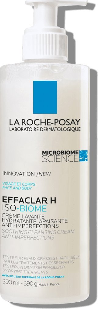 Krem pastrues fytyre La Roche Posay Effaclar H So-Biome, 390ml, për lëkurë të ndjeshme