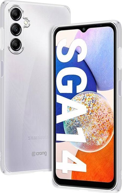 Kapak telefoni Crong Crystal Slim Cover, për Samsung Galaxy A14 5G, transparent