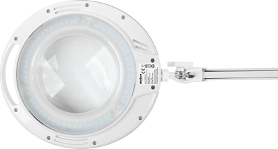 Lampë tavoline Rebel NAR0461-2, 10W LED, lupë zmadhimi, e bardhë