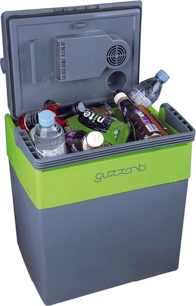 Kuti ftohëse makine Guzzanti GZ 30B, 30L, fto dhe ngroh, gri me jeshile