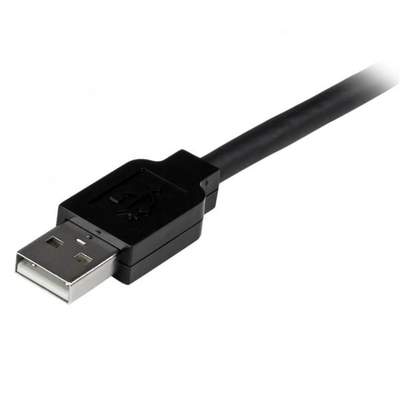 Kabllo zgjatuese USB 2.0 StarTech.com, 20m, USB A, 480 Mbit/s, e zezë