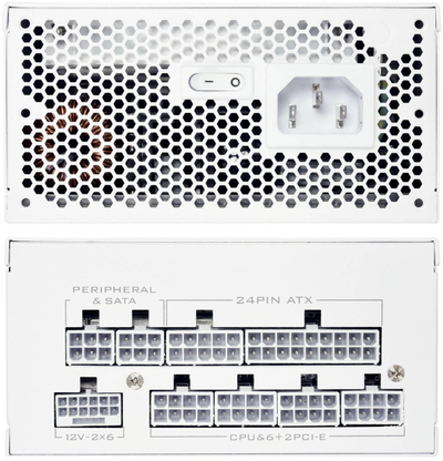 Furnizues energjie Lian Li SP750 V2, 750W, 80 Plus Gold, i bardhë