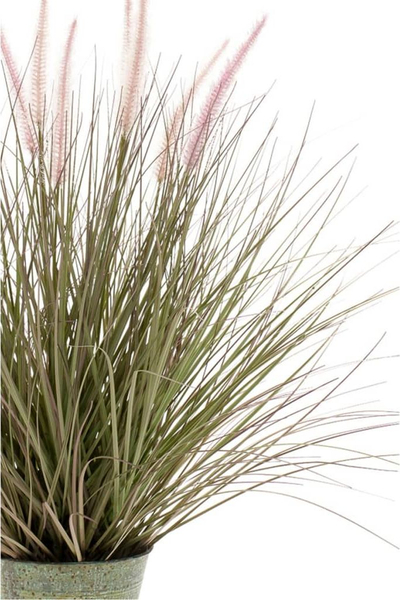 Bimë artificiale Emerald Pennisetum, 71 cm, për zbukurim, jeshile