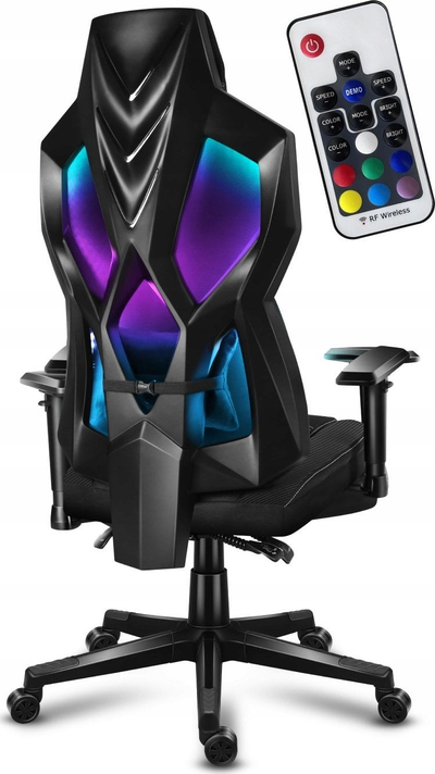 Karrige gaming Huzaro Combat 6.2, RGB, gjer 140 kg, e zezë